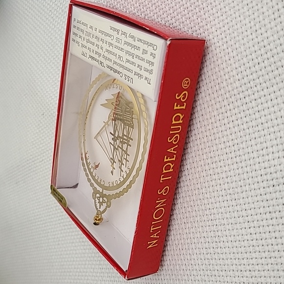 U.S.S. Constitution Brass Ornament - Picture 4 of 12